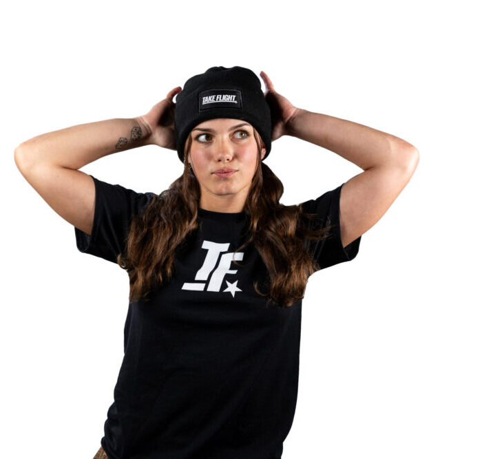 Take Flight Black Beanie