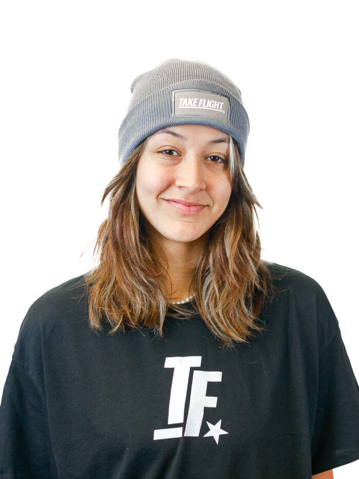 Take Flight Grey Beanie