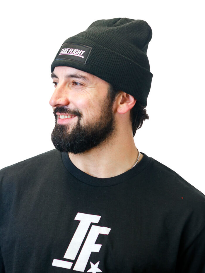 Take Flight Black Beanie